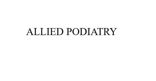 Allied Podiatry
